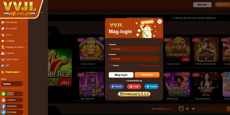 VVJL Login - One Click, A World of Betting Opens 1 A-Z Guide to Login to VVJL via Game Account