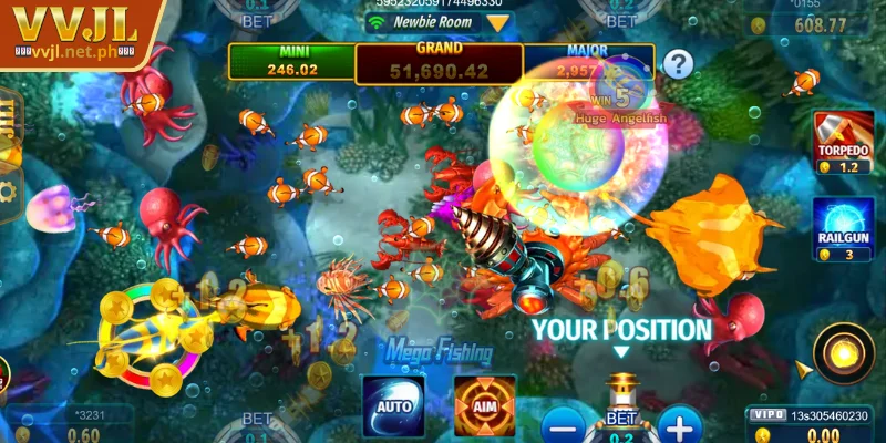 Mega Fishing - Top-Rated JILI Shooting Fish Game at VVJL 3 Mega Fishing Gameplay