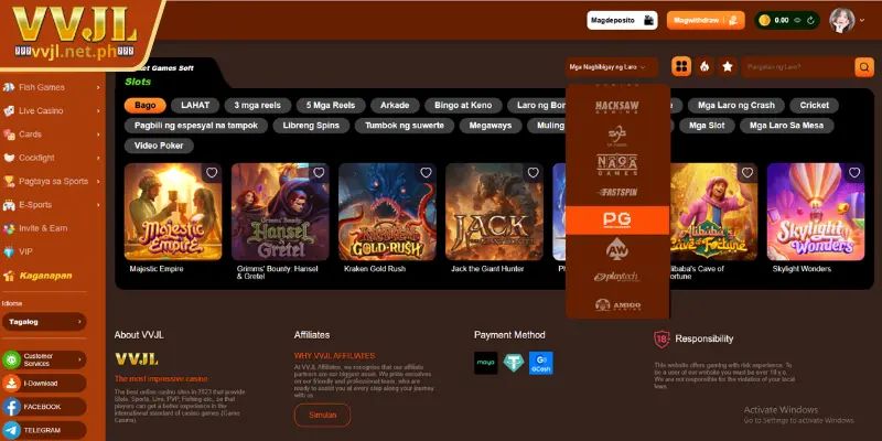 VVJL PG Slots - Home of Top-Notch Slot Masterpieces 2 Overview of PG Slots at VVJL