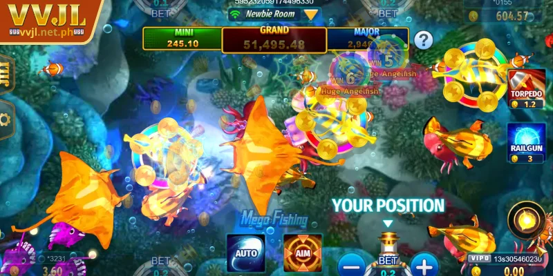 Mega Fishing - Top-Rated JILI Shooting Fish Game at VVJL 4 Payout Rates
